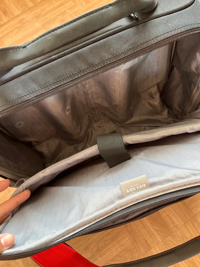 Cartable valise à roulettes multi poches Delsey - photo numéro 2
