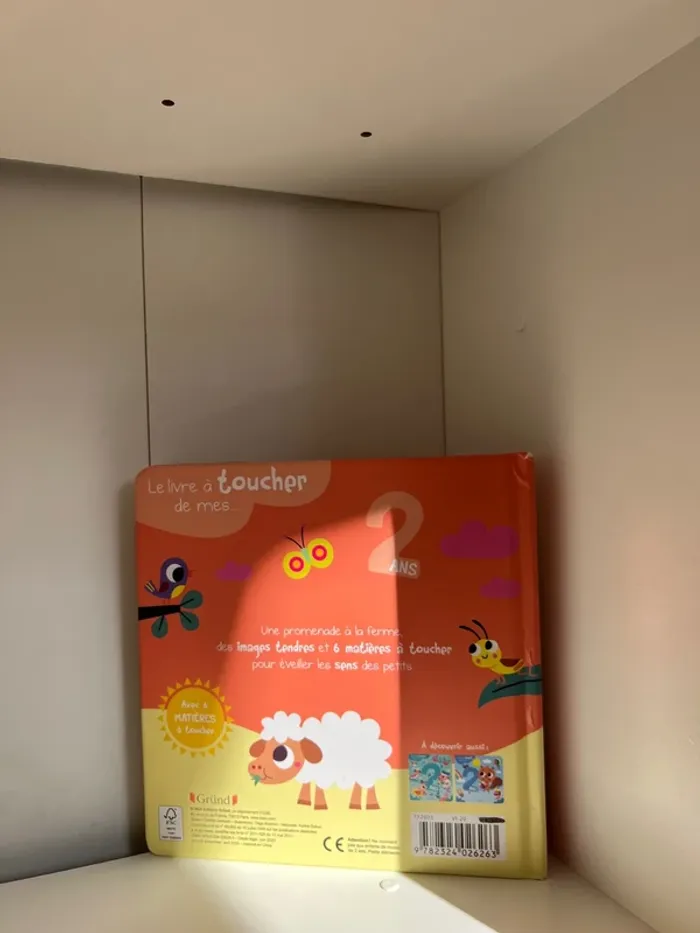 Livre à toucher | Dès 2 ans, éveil sensoriel et apprentissage - photo numéro 5