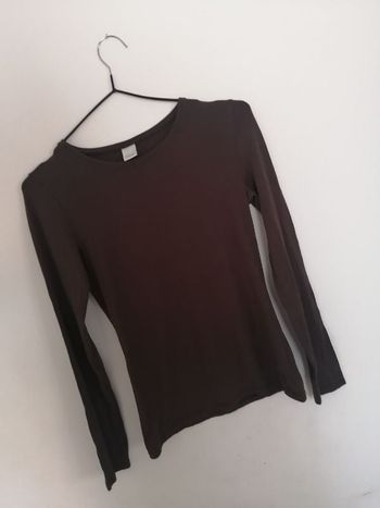 Pull sweat manches longues camaïeu