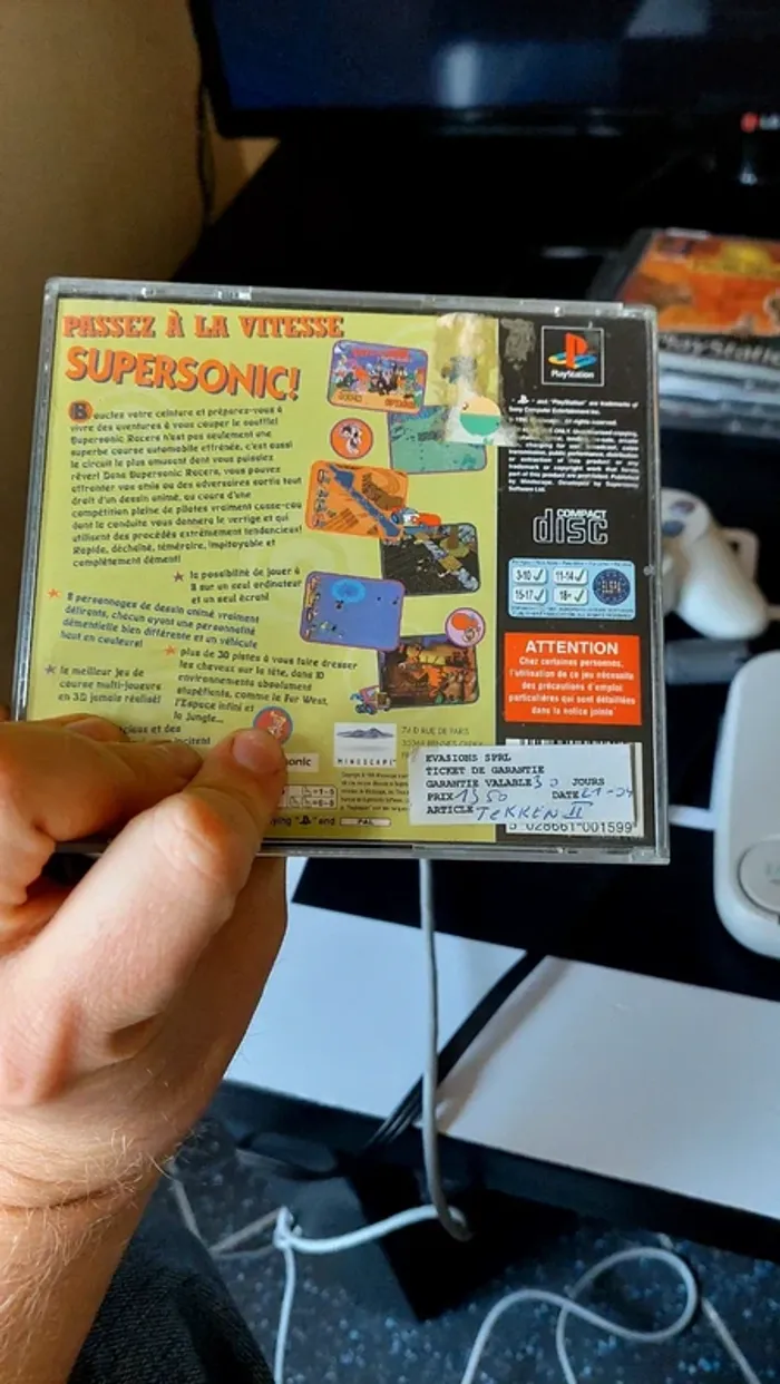 Supersonic racer ps1 complet - photo numéro 2