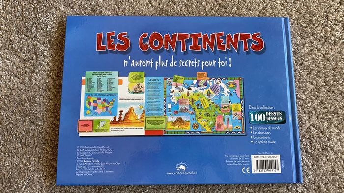 Les continents édition Piccolia - photo numéro 2