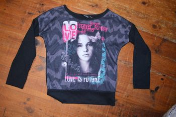 Tee shirt manches longues Punkidz 8 ans