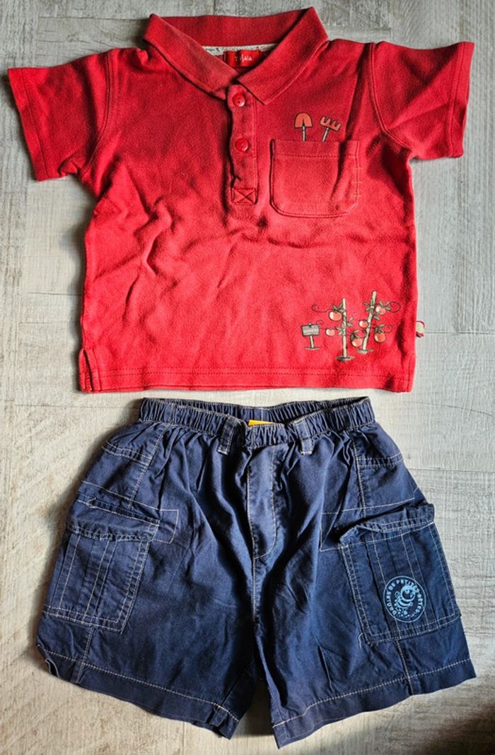 Ensemble 18 mois été garçon