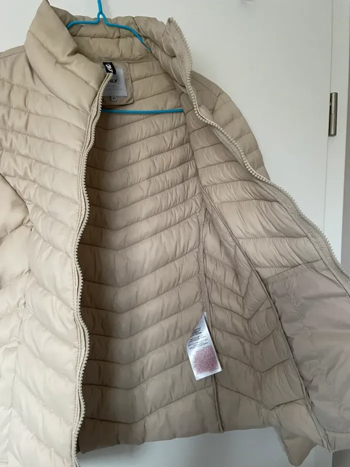Doudoune beige Only - photo numéro 5