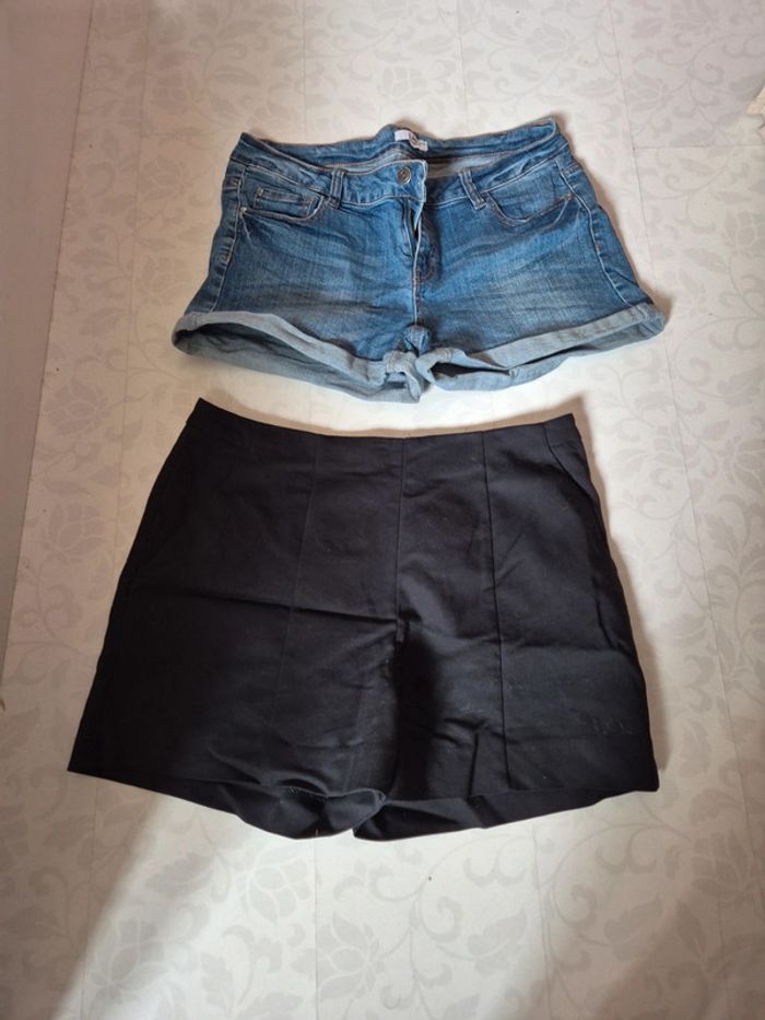 Lot 2 shorts femmes
