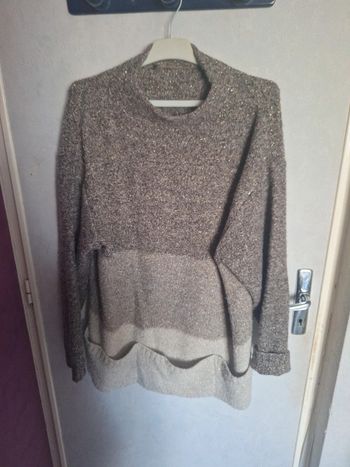 Pull manches marron xl