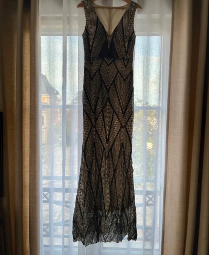 Robe de cérémonie/ soirée sirène a sequins taille L/XL neuve! - photo numéro 2