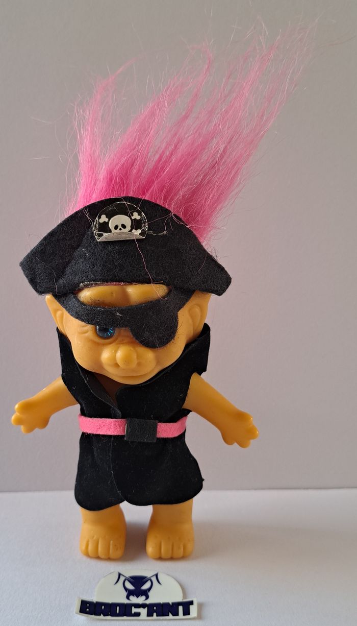 Figurine Troll pirate Fizzy vintage