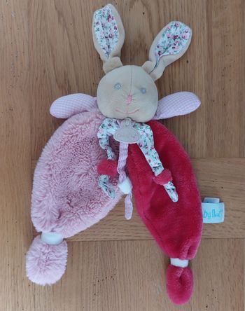 Doudou Lapin rose Baby Nat