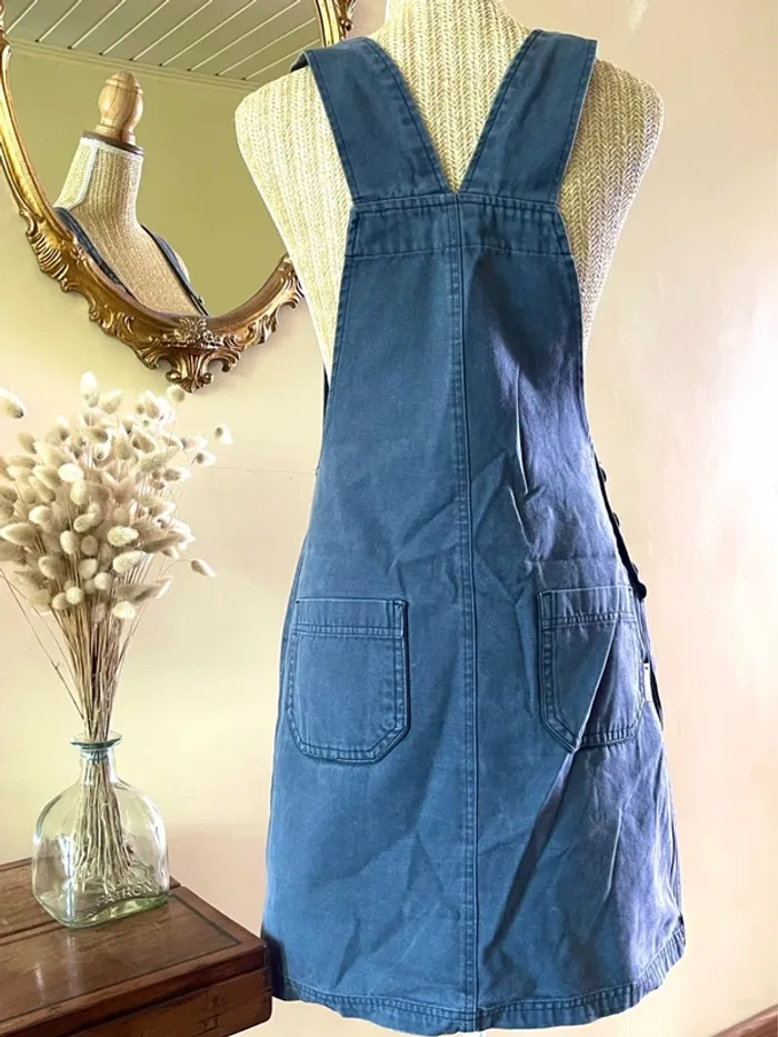 Salopette jupe en Denim jean- Taille 40 - jennyfer vintage - photo numéro 12