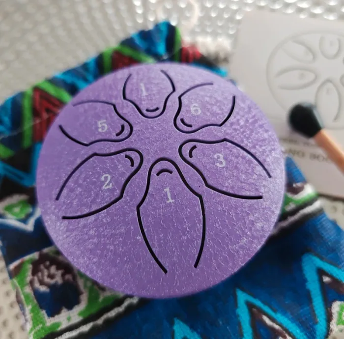 Tambour de pluie violet - photo numéro 2