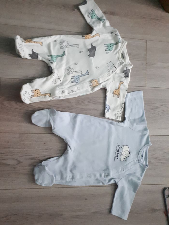 Lot de 3 pyjamas été 1 mois - photo numéro 5