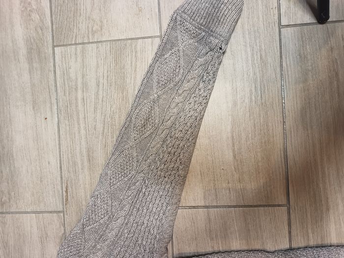 Pull Polo Ralph Lauren Academy - Maille Torsadée - Gris Chiné - Taille XS - photo numéro 4