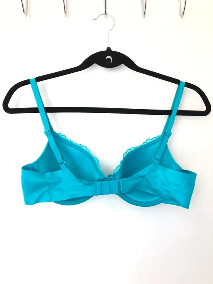 Soutien-gorge bleu turquoise 90C Etam numéro 5 naturel ou ampli classique - photo numéro 5
