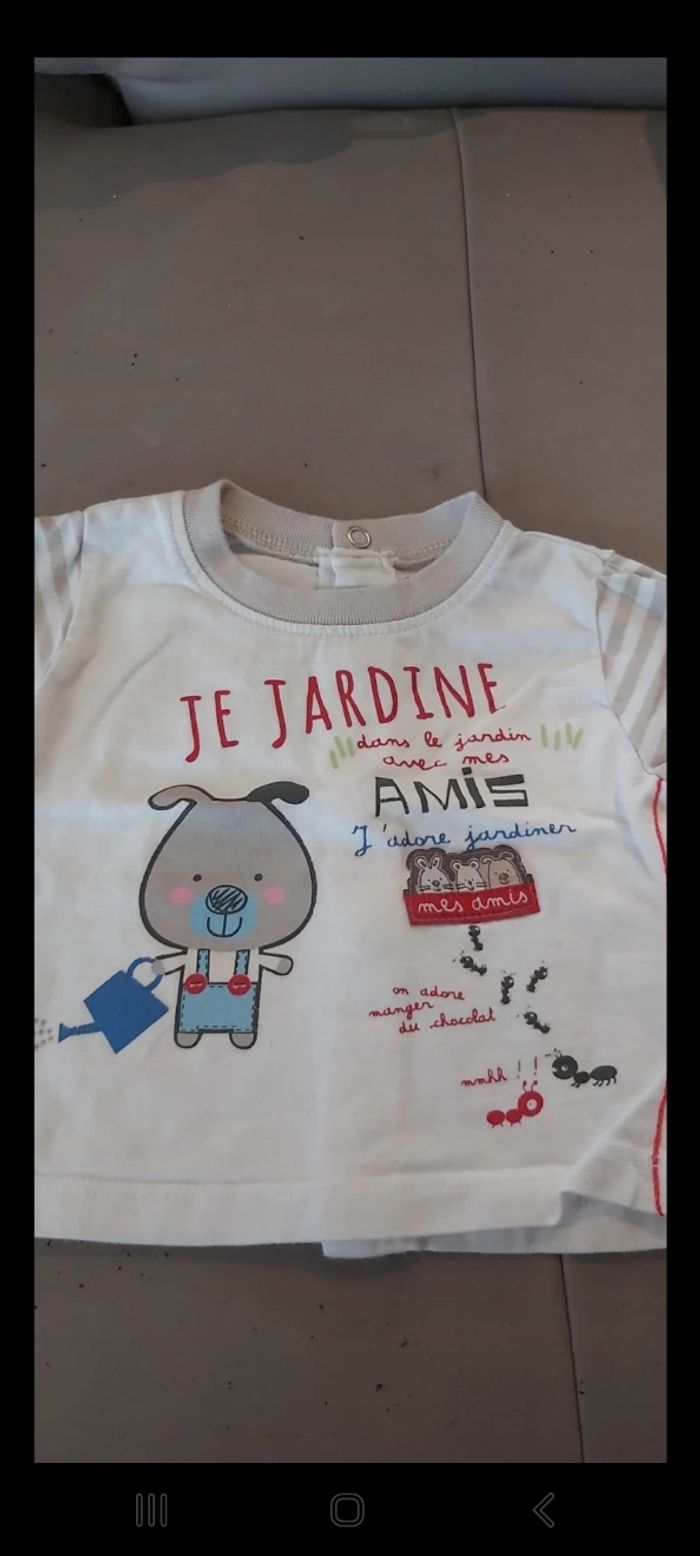 Tshirt tissaia 3 mois - photo numéro 3