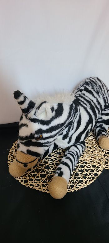peluche zèbre
