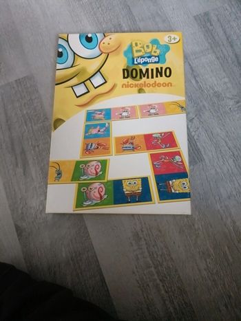 Jeu domino bob l'éponge