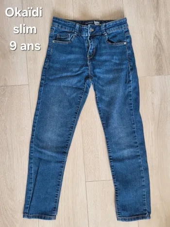 Jean slim Okaïdi 9 ans