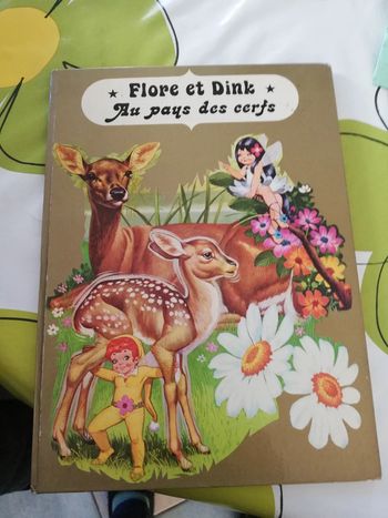 Livre ancien flore et dink au pays des cerfs