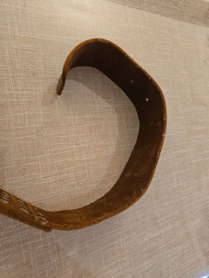 Ceinture cuir marron Le Temps des Cerises 🍒 - photo numéro 4
