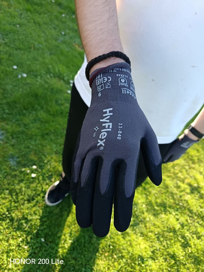 Lot de 10 paires de gants Ansell HyFlex 11-840 - photo numéro 4