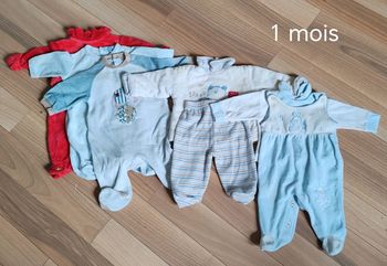 Lot de 5 pyjamas chauds