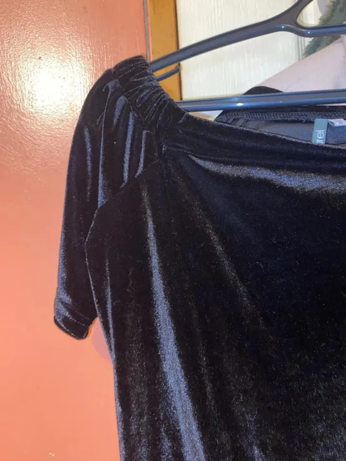 Robe velours noir classe chic fête 🍾 - photo numéro 4