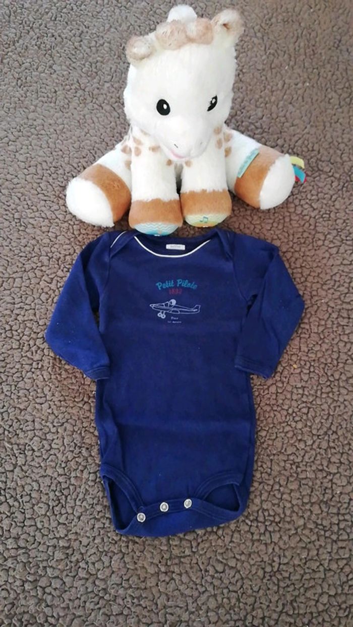 Body petit bateau avion 6 mois