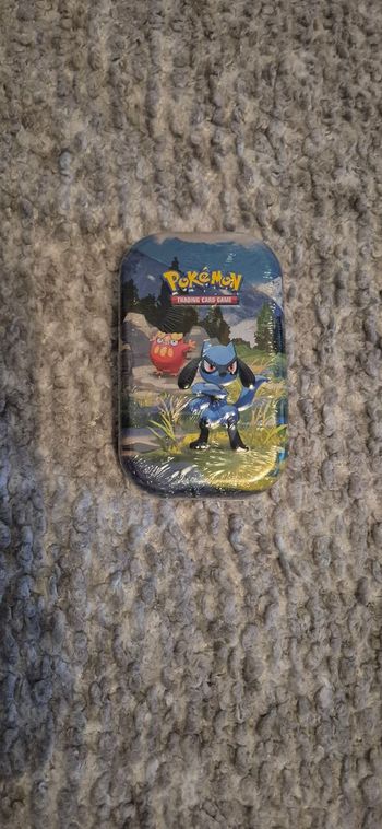Pokémon Mini Tin Riolu ME2.5 Héros Transcendants Boîte Métal Scellée