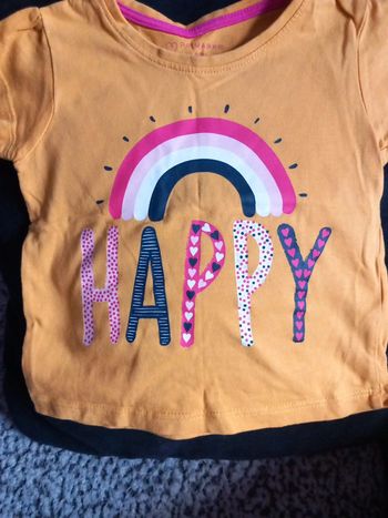 T-shirt taille 9/12mois 80cm primark