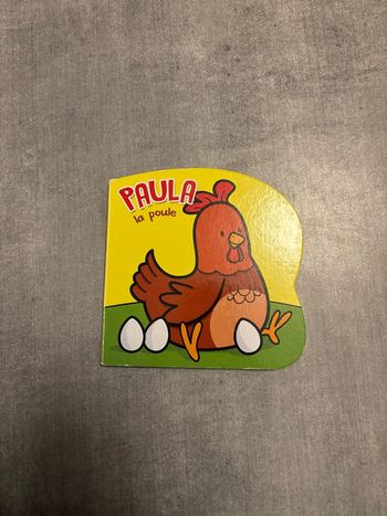 Livre cartonné Paula la poule