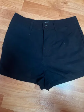 Short à pince noir