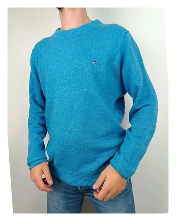 Pull laine Tommy Hilfiger bleu L