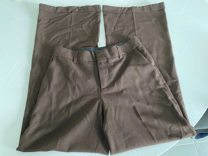 Pantalon marron Zara - photo numéro 2