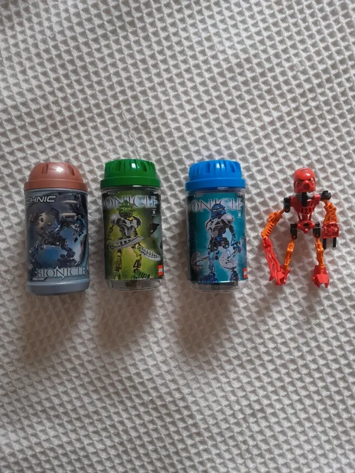 Lot de 4 figurines LEGO Bionicle