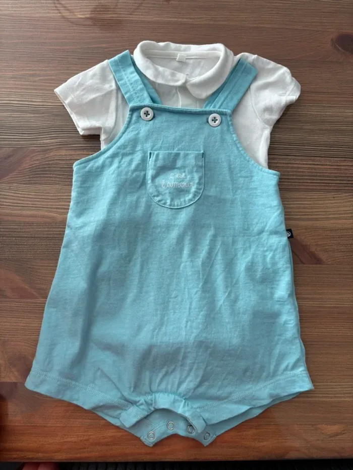 Salopette petit bateau