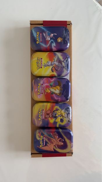 Lot Mini Tins Puissance de Kanto scellé 