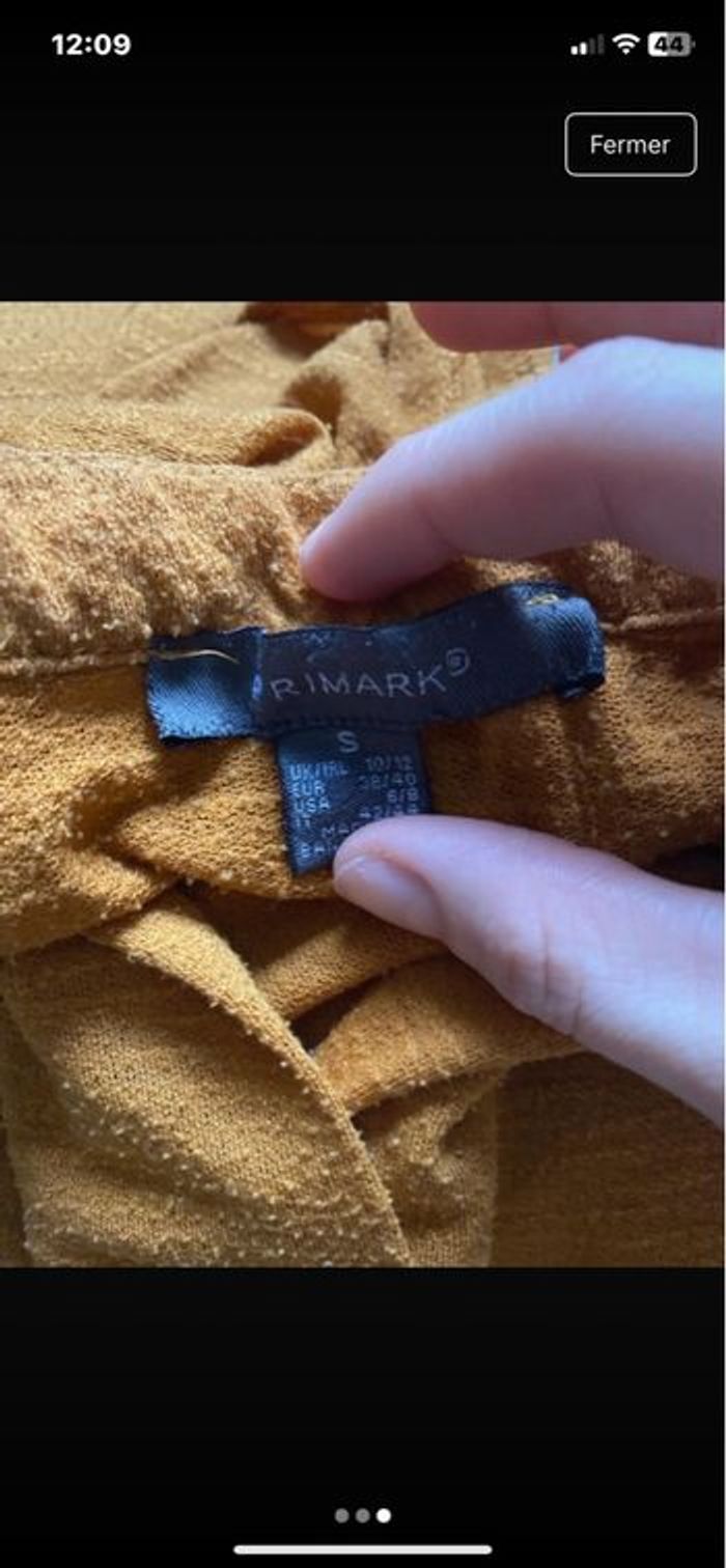 Pull moutarde primark taille s - photo numéro 3