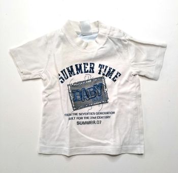 T-shirt summer time 3-6 mois