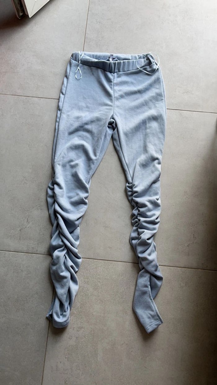Pantalon jogging jambes froncées