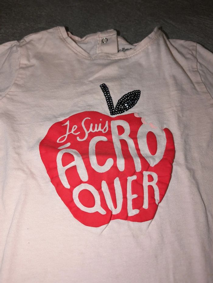 T-shirt à manches longues fille 3 ans - photo numéro 2