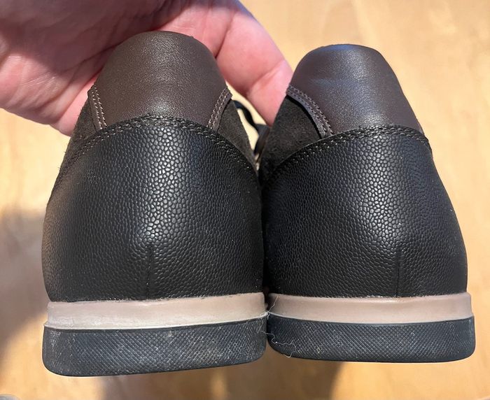 Derbys cuir marron Geox T.46 en TBE - photo numéro 5