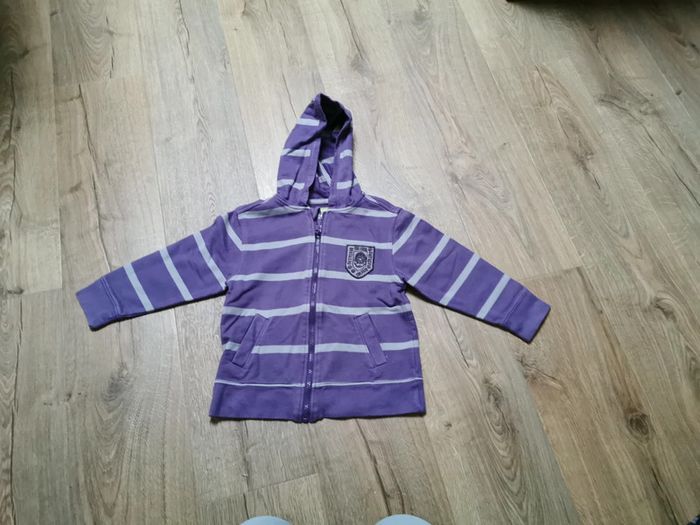 Gilet zippé vert baudet