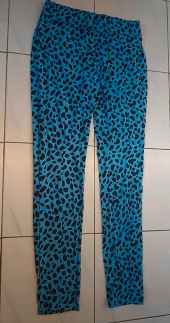 Leggins punk imprimé leopard