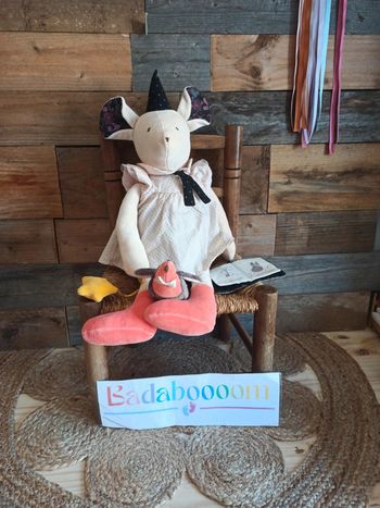 Peluche souris d activités moulin roty tbe