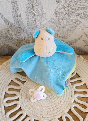 Doudou Lange Hippopotame Sucre d'orge