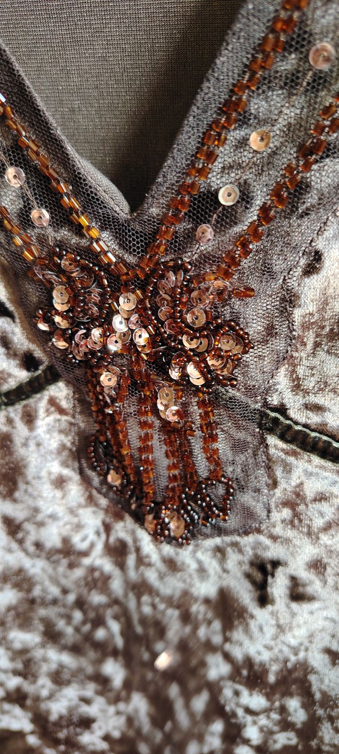 Débardeur en velours décoré – Camaïeu - photo numéro 2