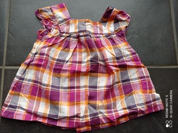 Tunique été fille, Vertbaudet, taille 9 mois NEUF