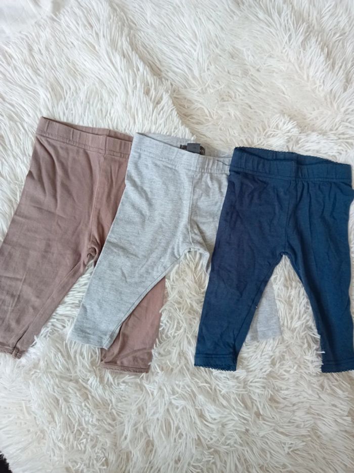 Lot 3 legging 6/9mois - photo numéro 2