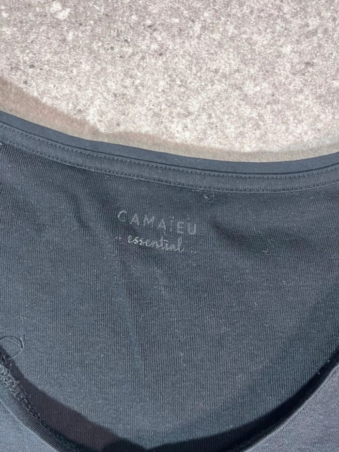 🖤 T-shirt noir Camaïeu taille S🖤 - photo numéro 2